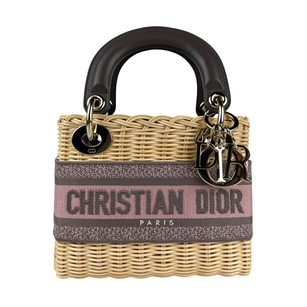 Christian Dior Lady handbag cross Body Belt Bum Crossbody shoulder bag Straw